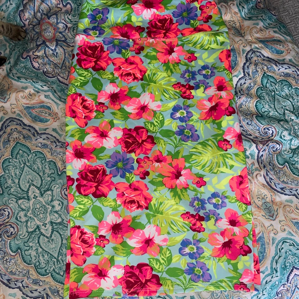 M Like an angel floral skirt